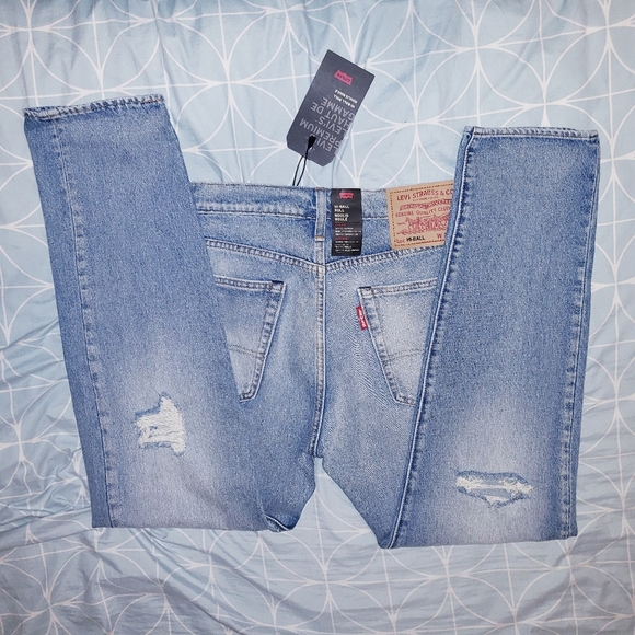 Levi's Hi-Ball Roll Jean's Light Blue NWT - Picture 7 of 8